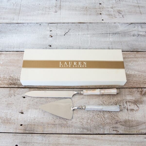 Ralph Lauren Cake Knife Set