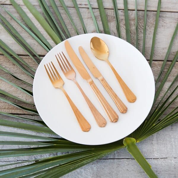 Rose Gold Cutlery